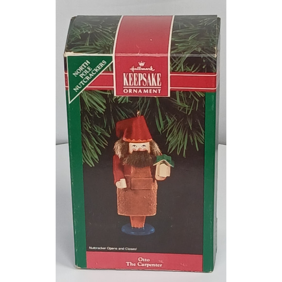 Vintage Hallmark Keepsake Christmas Ornament Otto The Carpenter 1992 Nutcracker - Picture 2 of 9